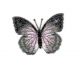 PAPILLON PAILLETTES Coloris Gris