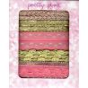 Pretty Pink : assortiment de 5 rubans, 1 mètre de chaque 