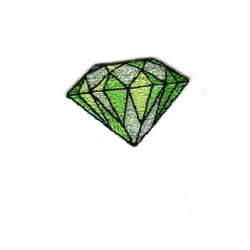 Ecusson Thermocollant Diamant Coloris Vert