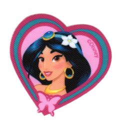 Patch ecusson thermocollant Jasmine Princesse Disney 7 x 7 cm