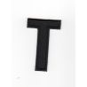 Ecusson thermocollant Alphabet Lettre T Coloris Noir