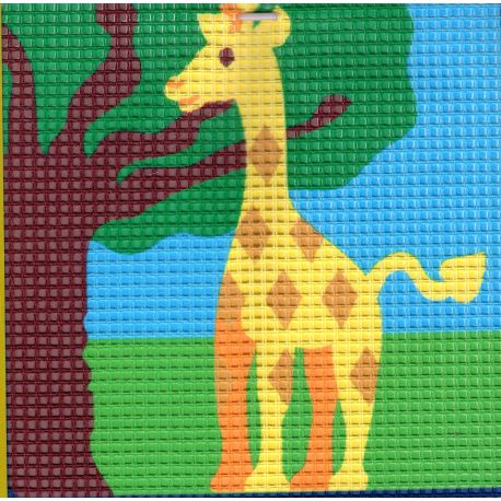 Kit Canevas Enfant gros trous Girafe - Ref 212