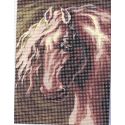 Kit Canevas Cheval Etalon 15 x 20 cm