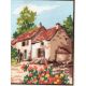 Kit Canevas Maison en Provence B 14 x 18 cm Pénélope Blanc Petits Trous