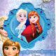 Ecusson Thermocollant LA REINE DES NEIGE FROZEN Elsa et Anna 7 X 7 cm