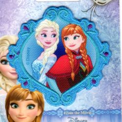 Ecusson Thermocollant LA REINE DES NEIGE FROZEN Elsa et Anna 7 X 7 cm