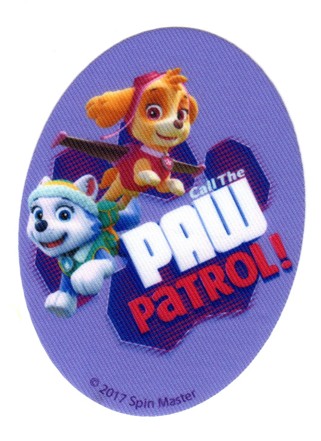 Ecusson Thermocollant Pat Patrouille Stella Et Everest 8 X 11 Cm Paw Patrol