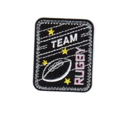 Ecusson Thermocollant Team Rugby 3,50 x 5 cm 