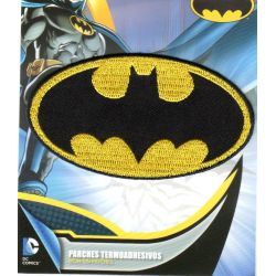 Ecusson Thermocollant Batman Sigle Emblème 4,50 x 8 cm