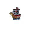 Ecusson Thermocollant Bateau Pirate 4 x 5 cm 