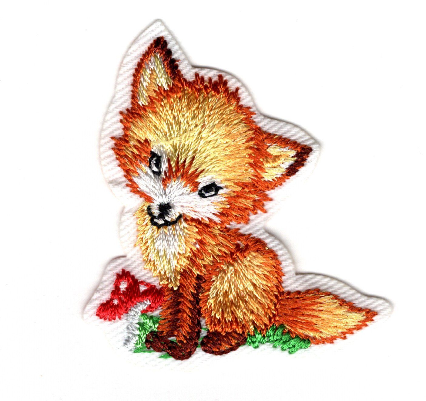 Ecusson Thermocollant Bebe Renard Renardeau 4 X 4 50 Cm