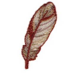 Ecusson Thermocollant Basket Sequins Coloris Rouge 5 x 5,50 cm 