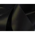 Ruban Satin Luxe Largeur 70 mm double face Coloris Noir longueur 3 mètres