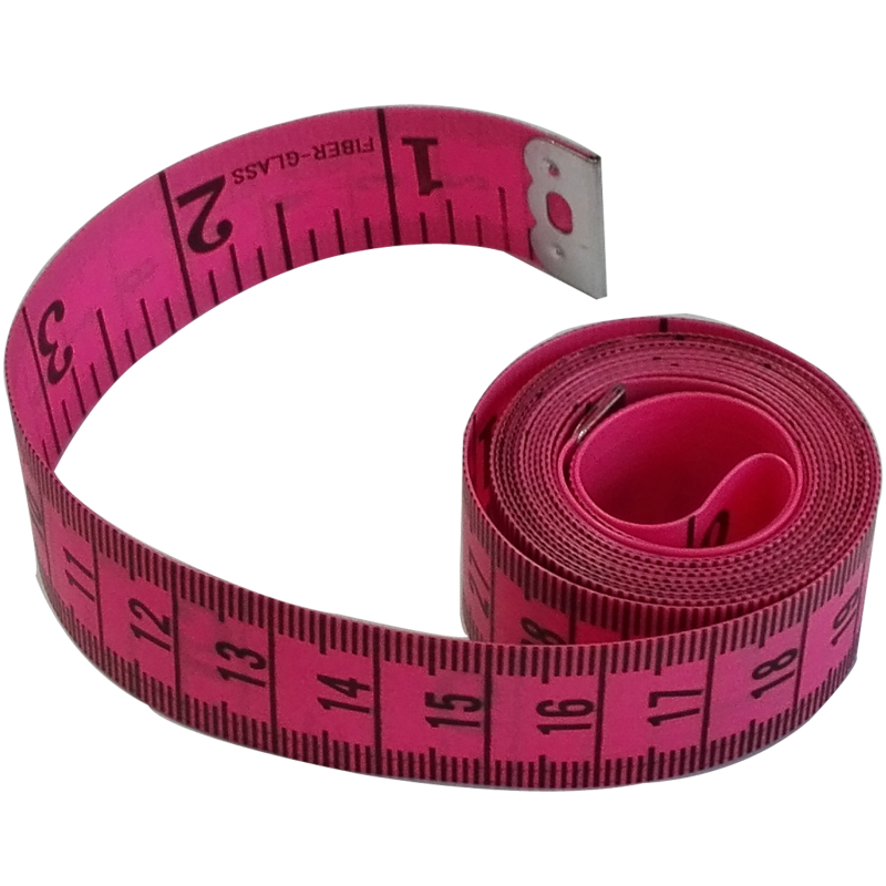 Mètre ruban souple pour couture, règle en tissu, règle flexible de 152,4 cm  pour mesurer la perte de poids, mesure du corps, couture couturière (rose)  : : Maison