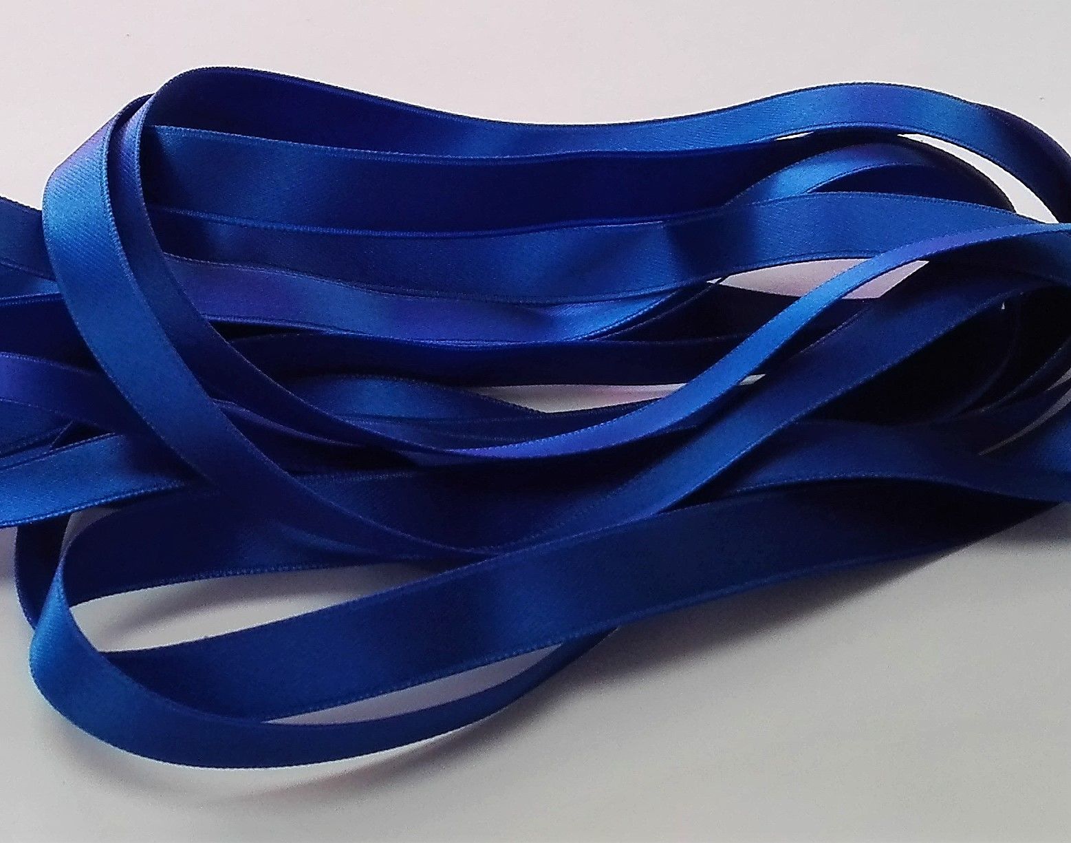 Ruban Satin Double Vaessen Creative 3mm - Bleu Clair, 100 M, Set De 10 Pièces