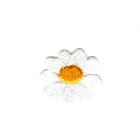 Ecusson Thermocollant Fleur Petite Marguerite 2 x 2 cm