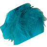 Environ 25 PLUMES Coloris TURQUOISE deco fête mariage