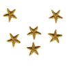 Ecusson Thermocollant 6 Mini mini ETOILES Coloris dorées or 1 x 1 cm