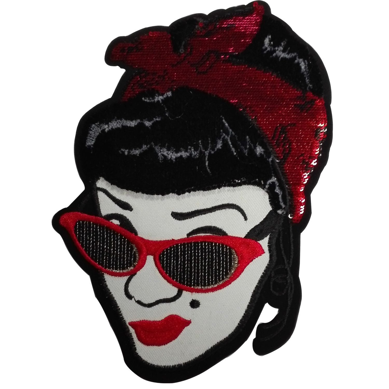 Patch Brodé Thermocollant 'From Hawaii With Love' – 9,8 X 5,5 Cm – Style Rock Punk Métal – Pour Vestes, Sacs, Casquettes