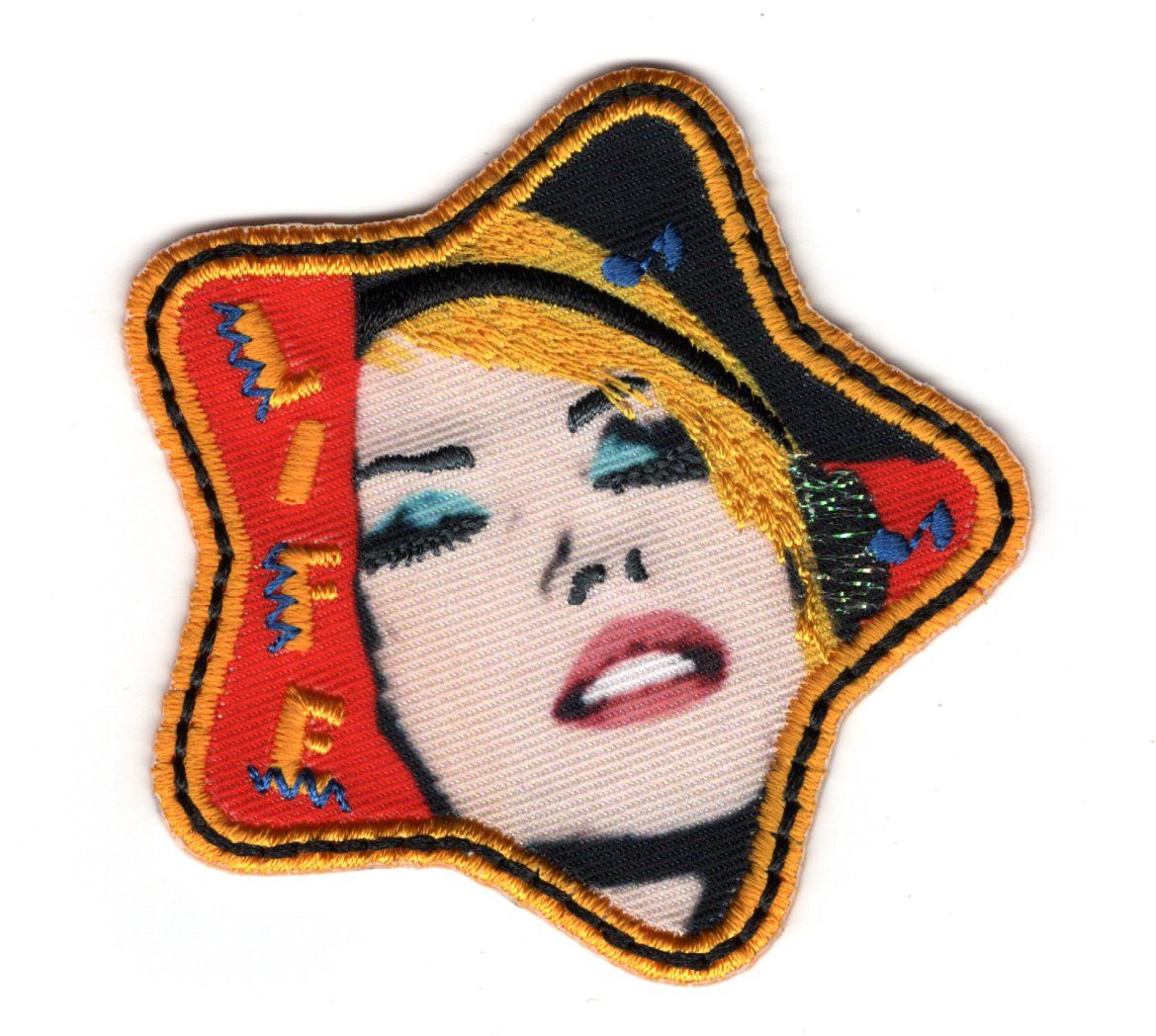 Patch Ecusson Thermocollant Rock Style Life Woman 5,50 x 6 cm