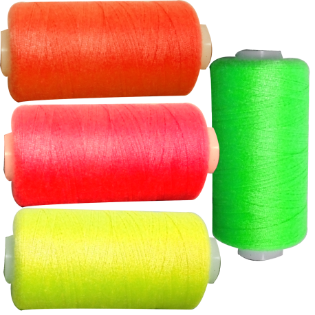 500 metres 12 couleurs Lot 12 bobines de fil à coudre 100/% polyester