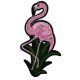 Patch Ecusson Thermocollant Flamant Rose 5,50 x 12,50 cm