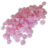 30 Boutons Pressions en Plastique Coloris Rose Clair 12 mm