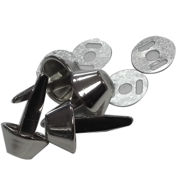 4 Skates Handbag Color Silver 15 mm