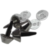 Bolso 4 Patines Color Plata 15 mm