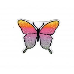 Patch Sticky Butterfly Color Pink Yellow 3.50 x 4 cm