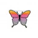 Patch Sticky Butterfly Color Pink Yellow 3.50 x 4 cm