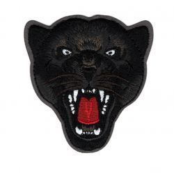 PANTHERE Bagheera HEAVY-DUTY Iron-on Sticky Patch 6 x 6,50 cm