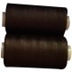 2 Spools 500 meters Polyester Color Dark Brown Sewing Thread