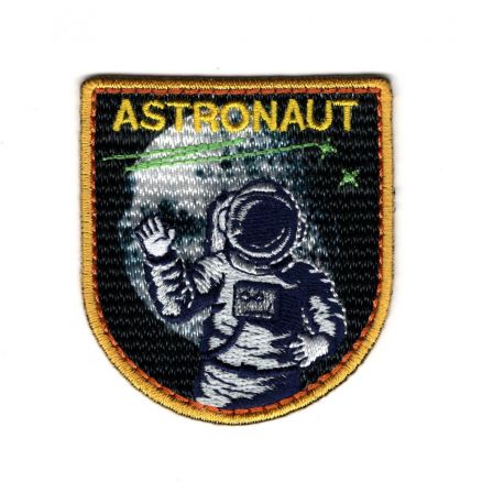 Patch Ecusson Thermocollant Astronaute Espace 5 x 5,50 cm