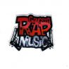 Patch Ecusson Thermocollant Gangstap Rap Music Musique 3,50 x 5 cm