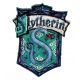 Patch Ecusson Thermocollant Harry Potter Blason Serpentard Slytherin 6 x 8 cm