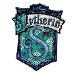 Patch Ecusson Thermocollant Harry Potter Blason Serpentard Slytherin 6 x 8 cm