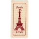Kit Marque-Page La Tour Eiffel Point de Croix Comptés