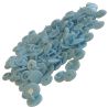 30 Boutons Pressions en Plastique Coloris Bleu Clair 12 mm