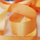 Ruban Satin 25 mm Coloris Jaune Orange 4 Mètres sur rouleau