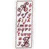 Kit Marque-Page Alphabet Traditionnel Point de Croix Comptés Broderie