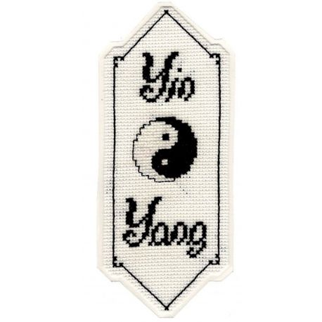 Kit Marque-Page Le Yin et le Yang Point de Croix Comptés Broderie