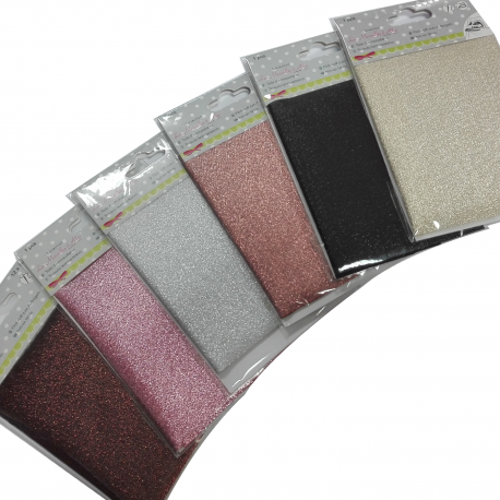 Lot 6 x Glittering LAMINATE LAMINATE 6 different colors