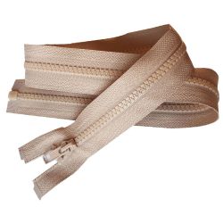 Fermeture Eclair Coloris Beige 70 cm Séparable Ouvrable maille 5 mm largeur 3 cm blouson
