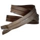 Zip closure Color Light Brown 70 cm Divisible Openable mesh 5 mm width 3 cm jacket