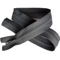 Fermeture Eclair Coloris Gris Foncé 70 cm Séparable Ouvrable maille 5 mm largeur 3 cm blouson