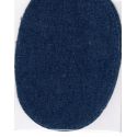 2 Renforts coude Genou à Coudre Coloris Jeans Bleu 9,20 x 13,50 thermocollant provisoire