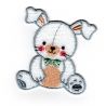 Patch Ecusson Thermocollant Lapin Funny Layette 6 x 7 cm