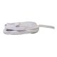 Elastique Plat tresse 5 mm Coloris blanc 10 mètres