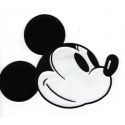 Patch Ecusson Thermocollant Tête de Mickey 16 x 20,50 cm
